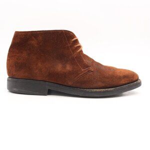 JOHN LOBB  Brown Suede Leather Chukka Boots Men's UK 7.5